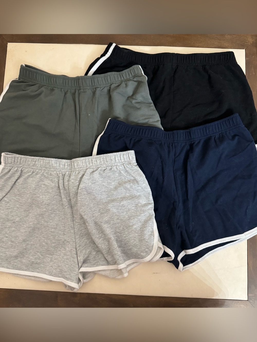 NOBO Athletic Shorts in Black, Navy, Gray and Olive